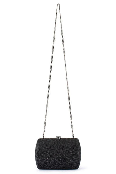 Carolina Crystal Clutch - Black