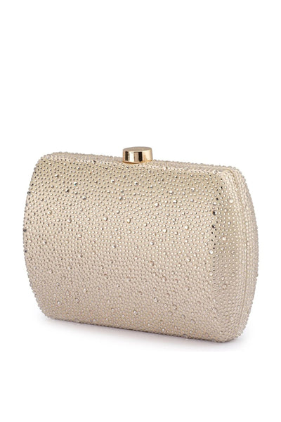 Carolina Crystal Clutch - Champagne