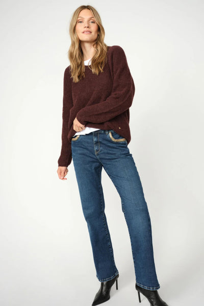Cecilia Perla Jeans - Dark Blue