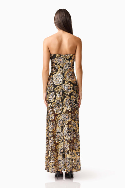 Celeste Gown - Black Gold