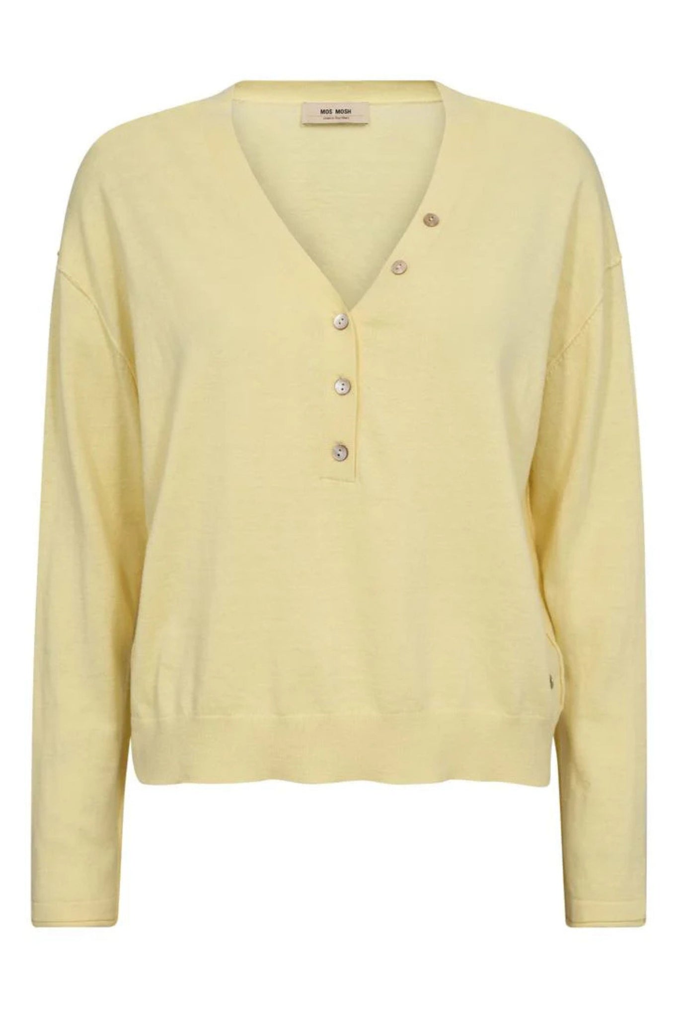 Chani Placket Knit - French Vanilla