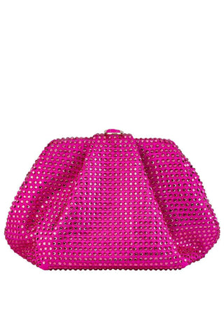 Charley Hotfix Crystal Bag - Fuchsia
