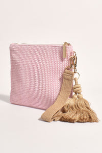 Charley Weave Tassel Pouch - Pink