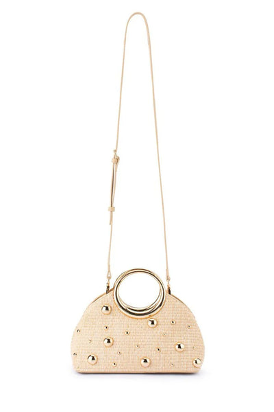 Charlotte Woven Top Handle - Natural