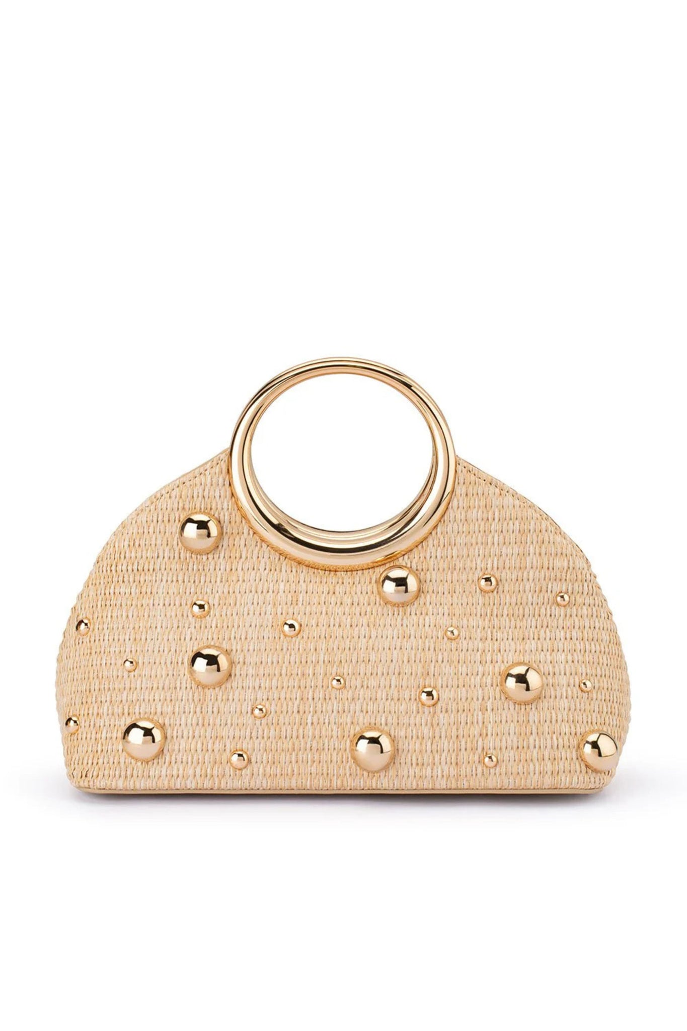 Charlotte Woven Top Handle - Natural