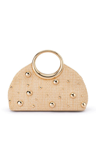 Charlotte Woven Top Handle - Natural
