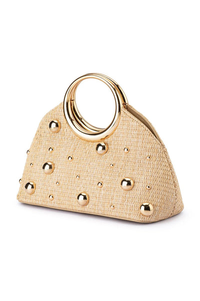 Charlotte Woven Top Handle - Natural