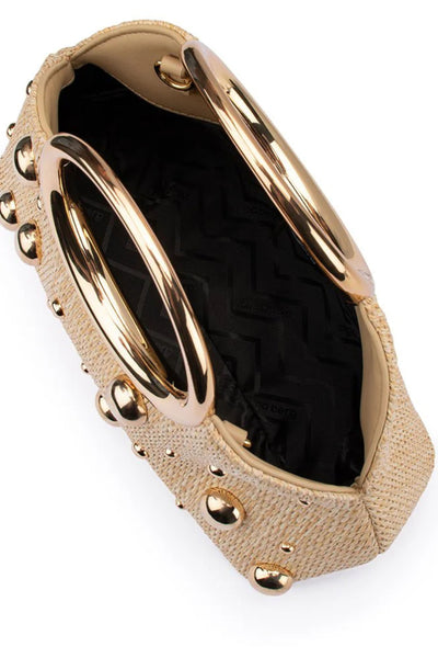 Charlotte Woven Top Handle - Natural