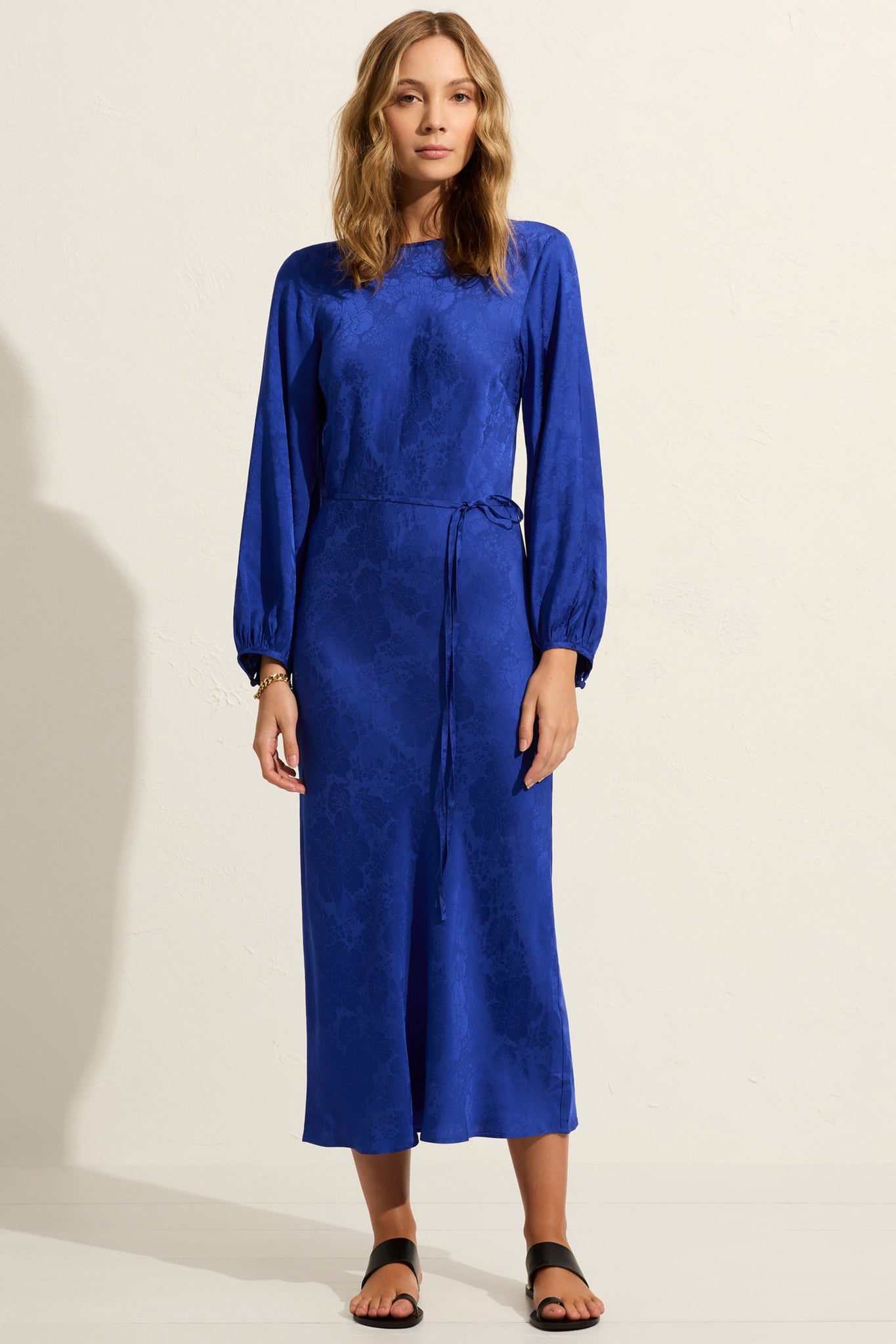 Clara Midi Dress - Cobalt Blue