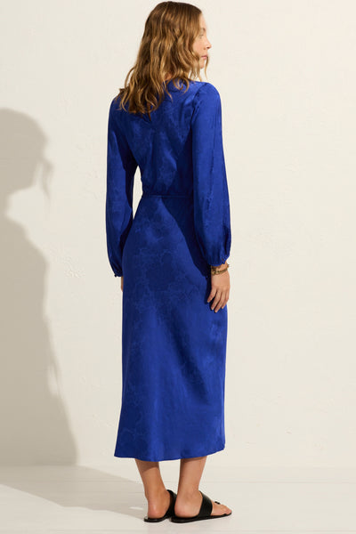 Clara Midi Dress - Cobalt Blue