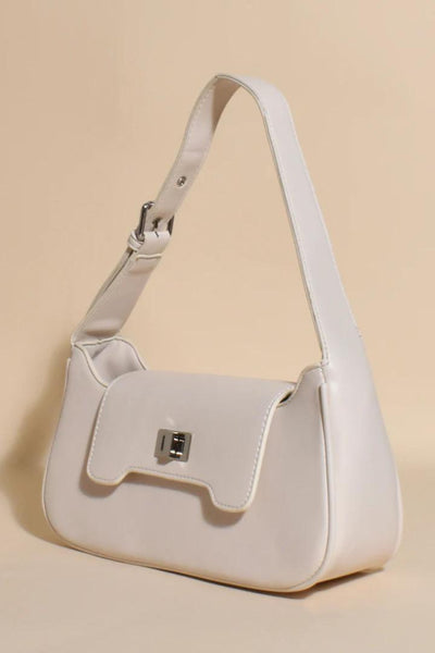 Fay Classic Clip Front Handbag - Stone