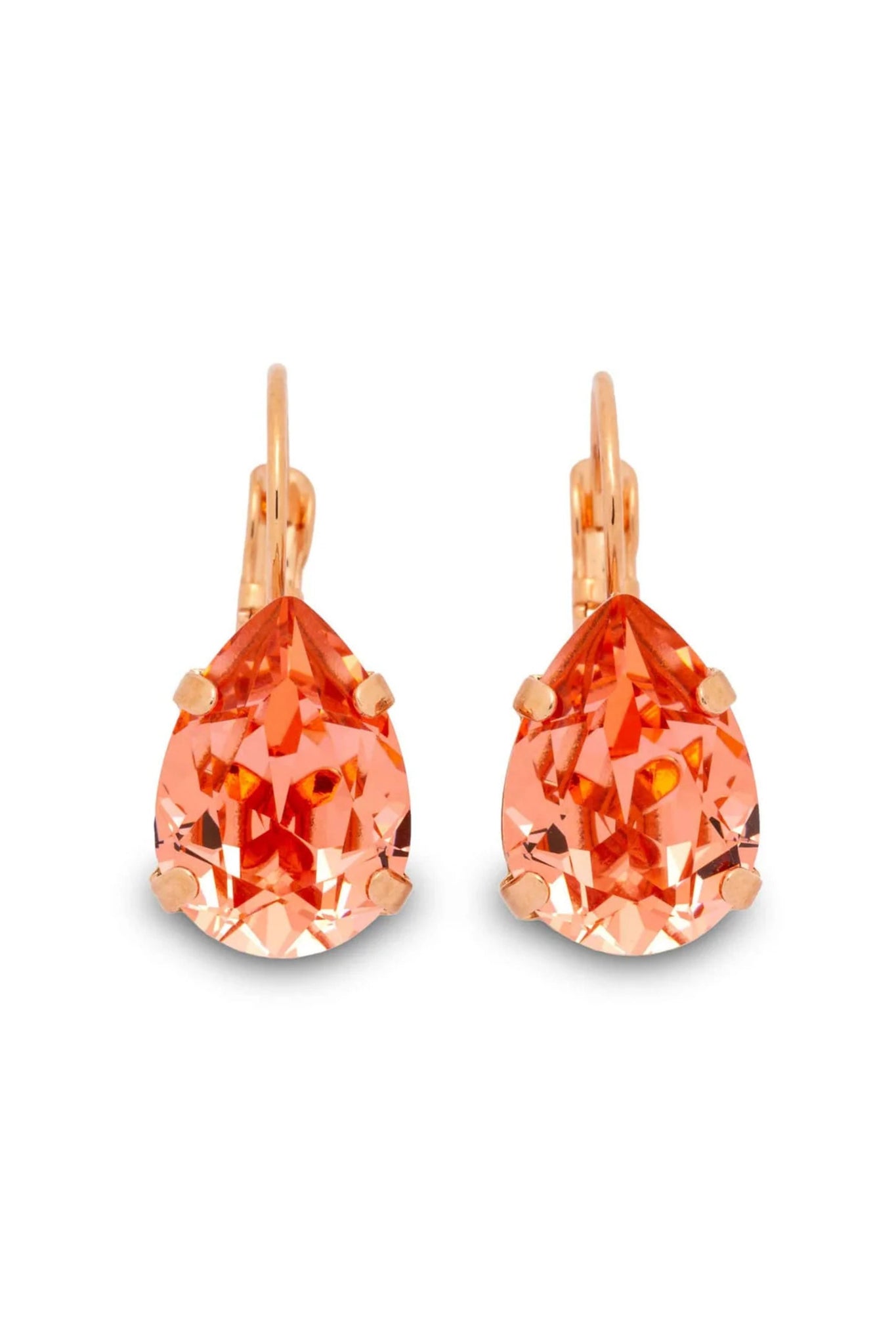 Adele Earrings - Rose Peach