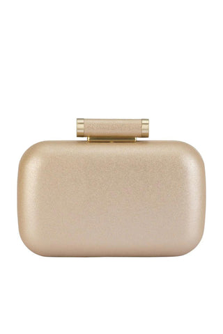 Cooper Metallic Clutch - Champagne Gold