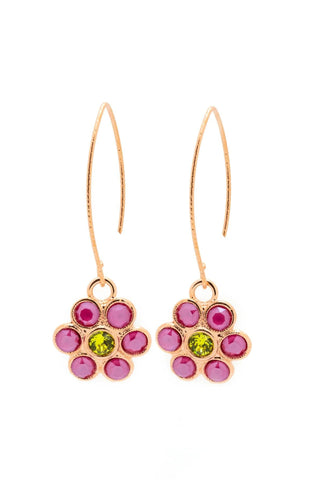 Coralie Earrings - Peony Pink Citrus
