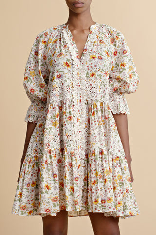 Cotton Slub Relaxed Mini Dress - Delightful