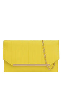 Daria Envelope Clutch - Yellow