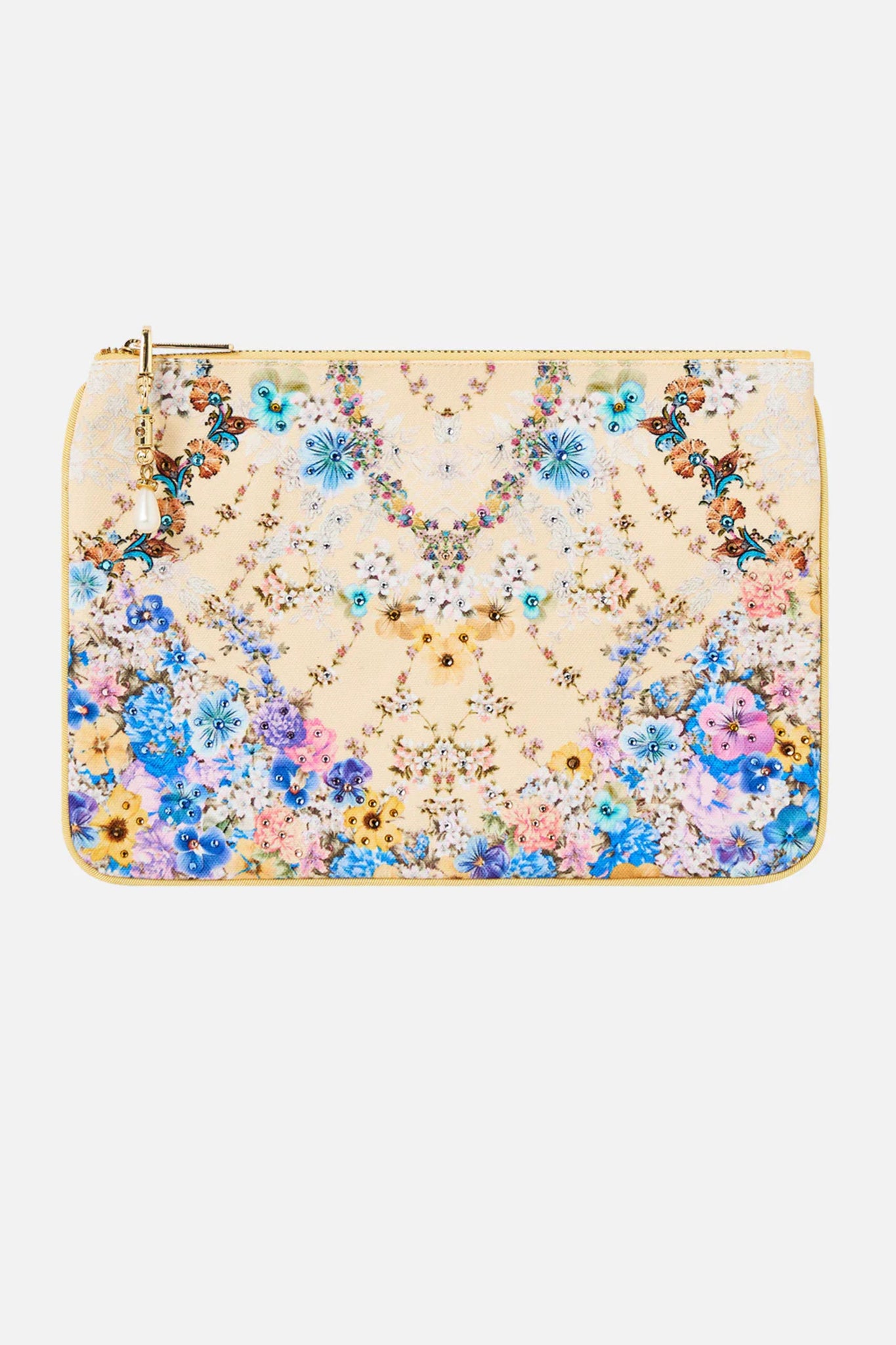 Darling Buds Small Canvas Clutch
