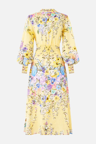 Darling Buds Waist Tie Shirt Dress