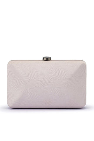 Delia Textural Clutch - Mink