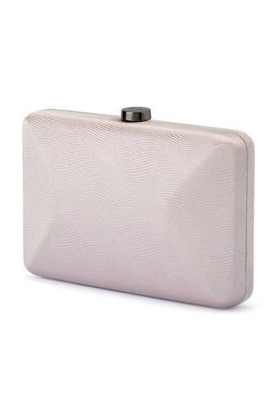 Delia Textural Clutch - Mink
