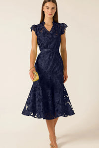 Delphine Dress- Navy