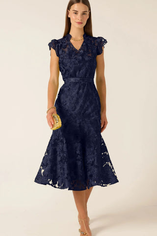 Delphine Dress- Navy