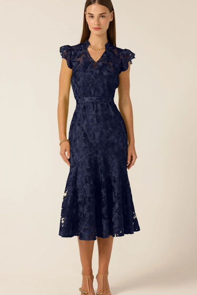 Delphine Dress- Navy