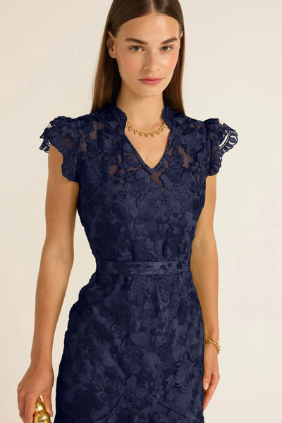 Delphine Dress- Navy