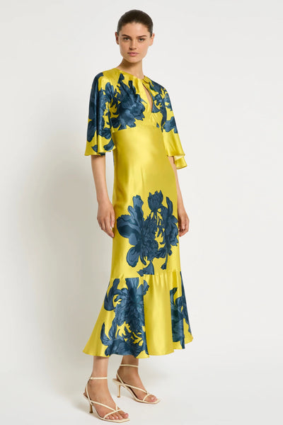Delphine Midi - Citrus Blue