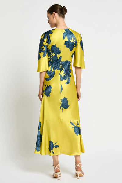 Delphine Midi - Citrus Blue