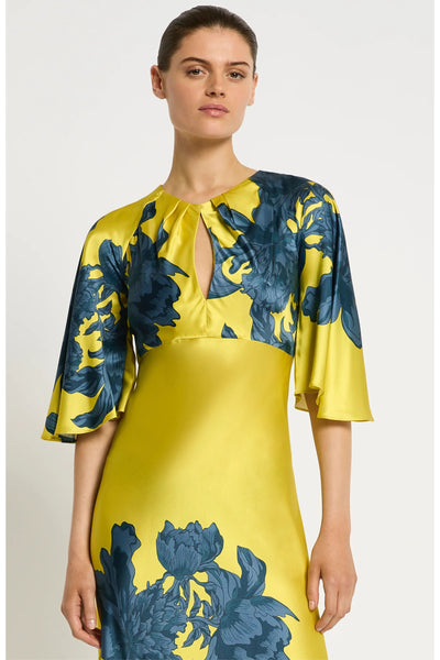 Delphine Midi - Citrus Blue