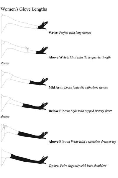 Charlotte Extra Long Satin Opera Gloves - Black