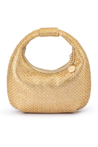 Eden Woven Hobo - Gold