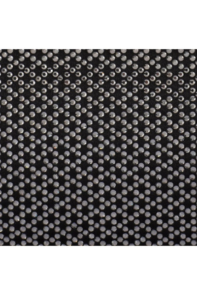 Edie Crystal Clutch - Gunmetal