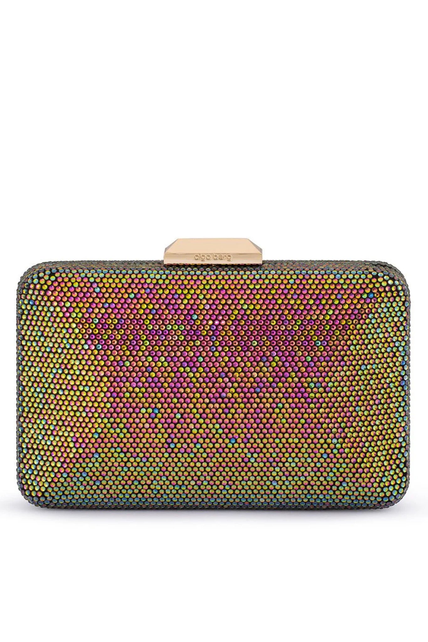 Edith Iridescent Clutch - Multi