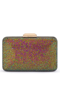 Edith Iridescent Clutch - Multi