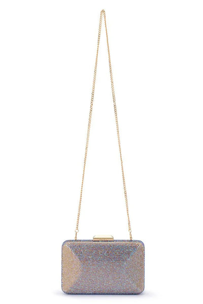 Edith Iridescent Clutch - Pastel
