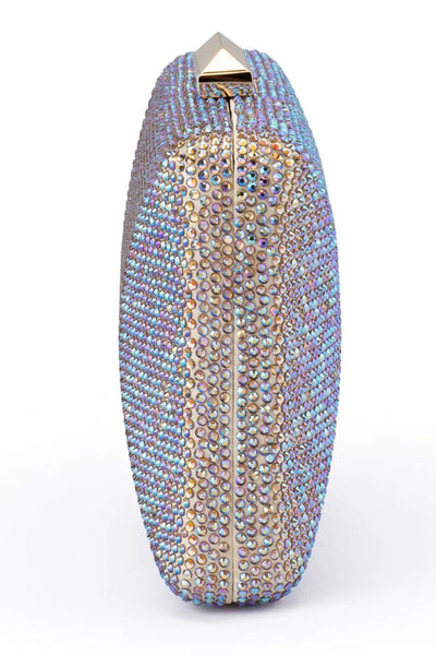 Edith Iridescent Clutch - Pastel