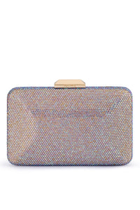 Edith Iridescent Clutch - Pastel