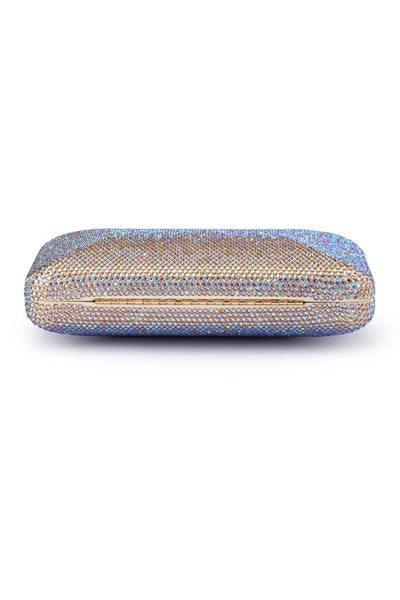 Edith Iridescent Clutch - Pastel