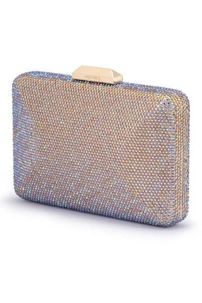 Edith Iridescent Clutch - Pastel