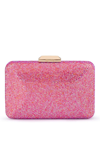 Edith Iridescent Clutch - Pink