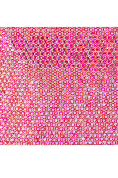Edith Iridescent Clutch - Pink