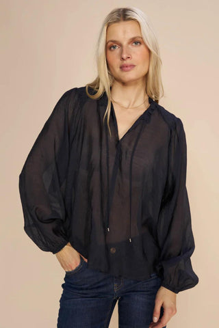 Eisa Blouse - Salute Navy