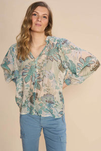 Eisa Sarasa Blouse - Wasabi