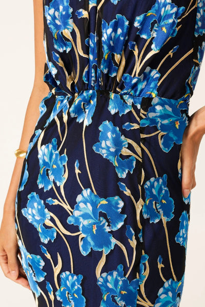 Elea Halter Bias Maxi - Blue Iris