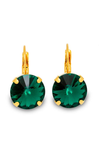 Elise Earrings - Emerald