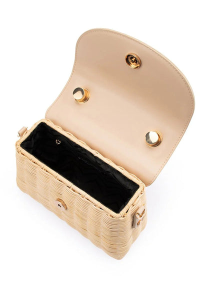 Elle Wicker Top Handle - Natural