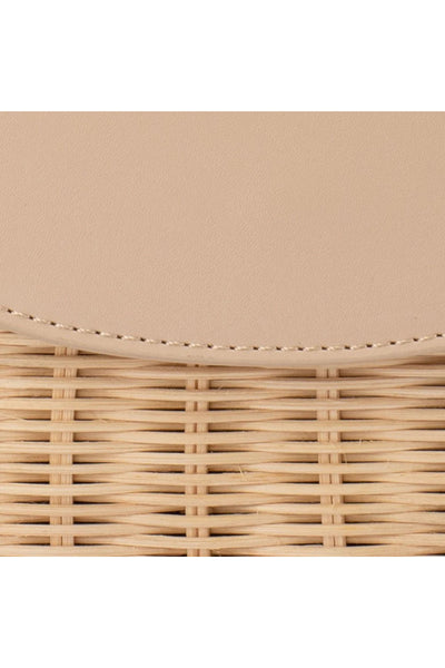 Elle Wicker Top Handle - Natural