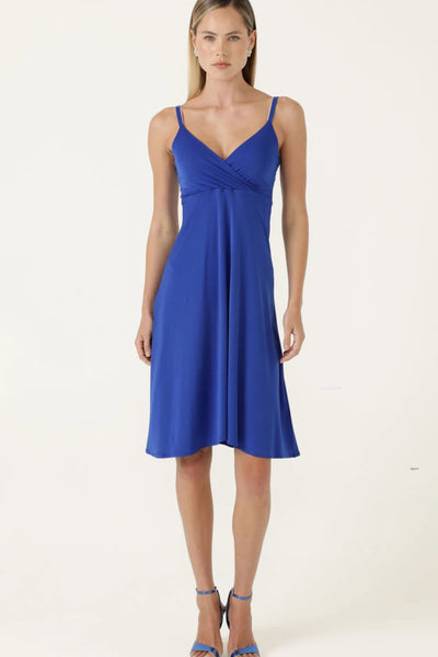 Elspeth Wrap Dress - Sapphire Floral